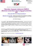 AUC community only lecture: Gender-based violence (GBV), Women & the Law in Egypt