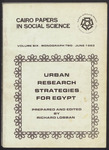 Urban Research Theories and Strategies: Discussion by Richard Lobban