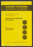 Squatter markets in Cairo by Helmi R. Tadros, Mohamed Feteeh, and Allen Hibbard