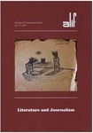 Alif 37: Literature and Journalism by Ferial J. Ghazoul